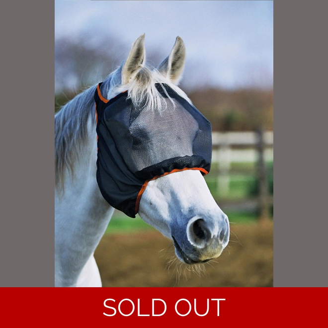 product Image for Equilibrium Field Relief Midi Fly Mask without Ears Black/Orange
